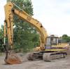 1990 Caterpillar EL300B excavator 834 hours on meter Caterpillar 3306T diesel engine Red Dot AC and ...