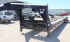 2002 CTC gooseneck trailer 36 L x 82 W between fenders 72 ramps 8,500 lb winch Double pedestal jack ...