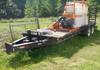 1993 Towmaster T 18DD trailer 18 L x 8 W 2 dovetail 6 ramps Pintle hitch 215/75R17 5 tirs GVWR 22,00...