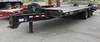1990 Holden TD02024 equipment trailer 19 L x 8 W deck 5 dovetail 2 fold up ramps 60 L x 18 W Damaged...