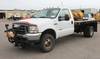 2004 Ford F350 XL Super Duty flatbed dump truck 146,162 miles on odometer 6 0L V8 OHV 32V turbo dies...