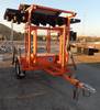 Wanco arrow board Front and rear stabilizers 2 ball hitch Safety chains Lights Front and rear stabil...