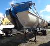 1975 Fruehauf 27 end dump barrel trailer Model DA5 2 8 6 Four stage lift cylinder Hydraulic end gate...
