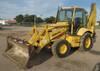 2002 Komatsu WB140 2 backhoe 7,575 hours on meter Four cylinder diesel engine Four speed shuttle shi...
