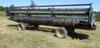 John Deere 224 rigid head Variable speed reel Stainless steel floor Header trailer 31x10 5R15LT tire...
