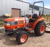 Kioti DK35 MFWD tractor 981 hours on meter Daedong 1 647L three cylinder diesel engine Manual transm...