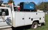 Rawson Koenig utility bed 11 L x 93 W Liftmoore crane 2,700 lbs capacity Contents not included Gragg...
