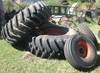 4 Gleaner L2 combine tires and wheels Firestone 23 1 34 driver tire Gateway 11 00 16SL rear tire Mt...