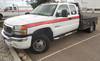 2007 GMC Sierra Classic 3500 Ext Cab flatbed pickup truck 180,436 miles on odometer 6 6L V8 turbo di...