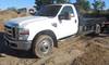 2008 Ford F350 XLT Super Duty flatbed truck 151,514 miles on odometer 6 4L V8 OHV 32V turbo diesel e...