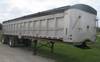 1997 East end dump trailer 40 L x 8 W 64 H side wall Aluminum construction Three way rear gate Tradi...