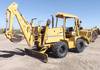 1997 Vermeer V8550 trencher 1,524 hours on meter Four cylinder turbo diesel engine V9300 backhoe att...