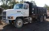 1991 Mack CH613 dump truck 111,673 miles on odometer Mack EM7 12 0L L6 diesel engine 300 HP Maxitorq...