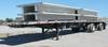 2002 Utility FS2CHA flatbed spread axle trailer 10 axle spread 102 W Steel frame Wood and aluminum d...