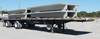 2003 Utility FS2CHA flatbed spread axle trailer 10 axle spread 102 W Steel frame Wood and aluminum d...