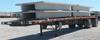 2001 Fruehauf Fleet Flyer flatbed spread axle float trailer 10 spread 102 W Steel frame Wood and alu...