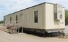 1996 three room modular work site trailer 56 L x 12 W overall dimensions 2 entry doors 36 W 12 squar...