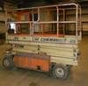 2000 JLG CM2033 scissor lift 24V system 650 lbs maximum lift capacity 26 maximum lift height 16 x 5 ...