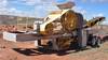 Pioneer Engineering 4022 roll crusher 150 HP electric motor 40 x 22 rolls Tire drive 29 L discharge ...
