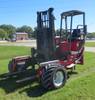 2003 Moffett M5500P truck mounted forklift 1,673 hours on meter Kubota four cylinder diesel engine 3...