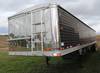 1988 Timpte grain trailer 42 L x 96 W 65 side height Double hopper Spring suspension Air brakes Alum...