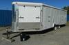 2002 Haulmark cargo trailer 24 L x 100 W 5 x 92 front and rear ramp doors 32 curb side door 2 5/16 b...