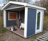 2004 Shop built portable display trailer 12 5 L x 96 W x 10 H Hydraulic raise and lower Detachable t...