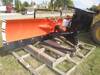 Super Plow hydraulic rear mount snow plow 8 W 25 vertical face Bolt on cutting edge Right and left s...