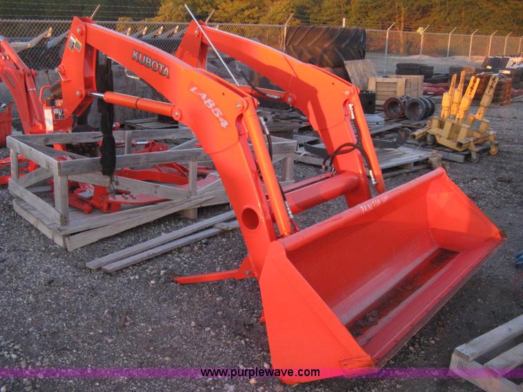Kubota LA854 loader noreserve auction on Wednesday, December 04, 2013