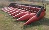 1999 Case 1083 eight row corn head 30 row spacing Poly fold up snouts Twin drive Hex PTO shaft Trans...