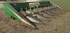 John Deere 843 eight row corn head 30 row spacing Oil bath Twin drive Hex shaft Serial H00040X568041...