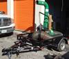2011 Billy Goat D21401SE lawn and leaf debris loader 14 HP gas engine 2014 Maxey single axle trailer...