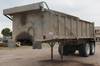 1997 Hilbilt end dump trailer 24 L Single ram hoist Pneumatic tailgate latch Rollover tarp Spring su...