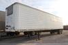 1979 American 45 dry van trailer Side entry door Rear roll up door Door is stuck Aluminum floor Slid...
