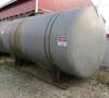 6,000 gallon steel tank 16 L Appox 8 W diameter Shut off valves 4 quick couplers Used for water Crop...
