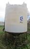 Poly cone bottom 2,500 gallon tank with stand Approx 90 diameter Quick couplers Crop Production Serv...