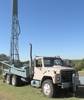 1980 International F1954 truck with Mayhew drill rig 22,301 miles on odometer International DT466 di...