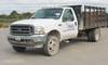 2004 Ford F450 Super Duty XL stake truck 142,615 actual miles 6 0L V8 OHV 32V turbo diesel engine Au...