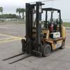 Toyota FGC33 forklift 4,486 hours on meter Four cylinder propane engine OROPS Vinyl seat Front work ...