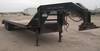 2000 L amp L gooseneck flatbed trailer 25 L x 97 W deck 5 L dovetail 60 L x 23 W ramps Wood deck Som...