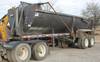 1998 Travis barrel end dump trailer 26 L x 102 W Single four stage ram Air operated end gate Roll ov...