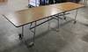 4 folding cafeteria tables 10 L x 30 W Casters Shipping quotes available USD 308 Hutchinson 732 E ...