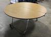 5 folding round top tables 50 diameter 28 H Casters Representative photo Shipping quotes available ...