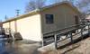 1994 double wide classroom trailer 59 x 28 Concrete skirting blocks 3 exit doors 2 bath rooms Rheem ...