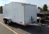 2013 Utility box trailer 15 L x 61 W 56 H at front 75 H at rear Rear fold down gate Wood floor Inter...