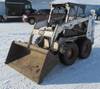 1990 Bobcat 743B skid steer 4,717 hours on meter Yanmar diesel engine Hydrostatic transmission ROPS ...
