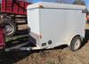 2003 Iron Ox Cargo CU48535 SH enclosed trailer 8 x 4 x 5 Interior lights 2 12V air induction fans Li...