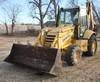 Komatsu WB140 2N backhoe 3,091 hours on meter Komatsu S4D106 2XFH 269 C I D four cylinder diesel eng...