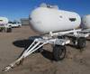 Anhydrous tank and running gear 1,000 gallon capacity Pin hitch 11L 15SL tires Data plate unreadable...