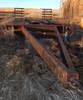 1974 Gold Nugget 10 6 swather trailer 16 L x 142 W 4 x 3 ramps Pintle hitch Triple axle 8x14 5 tires...